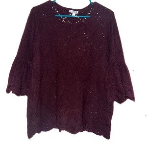 Lauren Conrad Bell Sleeve Sweater (XL)